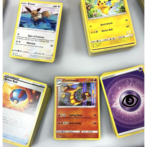 Pokémon TCG Trading Card Mixed Lot of 360 Modern Cards in Collectible Tin - Picture 10 of 15